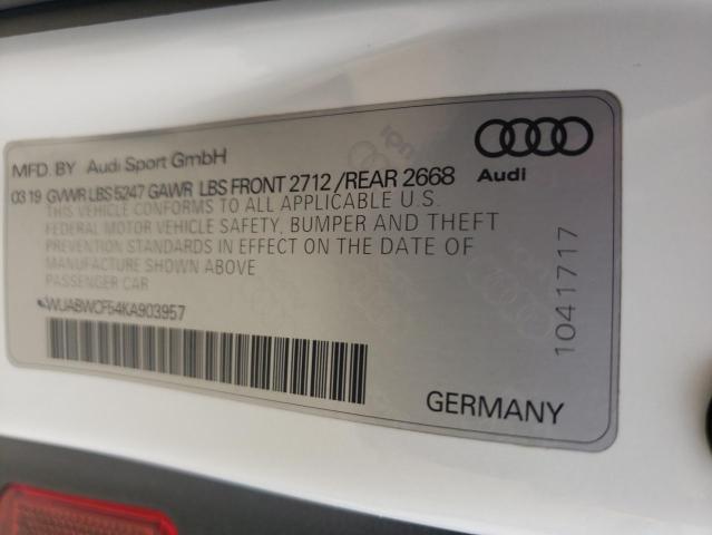 Photo 9 VIN: WUABWCF54KA903957 - AUDI RS5 