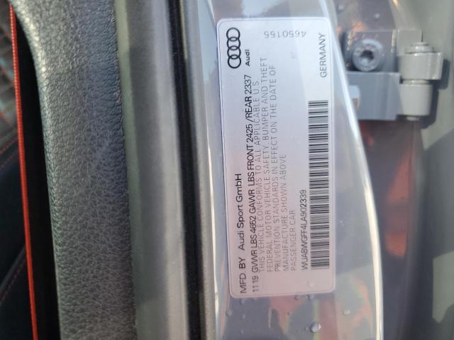 Photo 12 VIN: WUABWGFF4LA902339 - AUDI RS3 