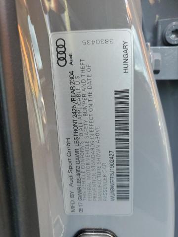 Photo 11 VIN: WUABWGFF5J1902427 - AUDI RS3 