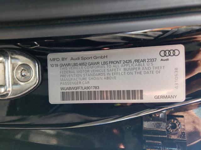 Photo 9 VIN: WUABWGFF7LA901783 - AUDI RS3 