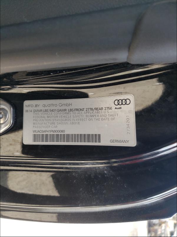 Photo 9 VIN: WUAC6AFH1FN900080 - AUDI RS5 