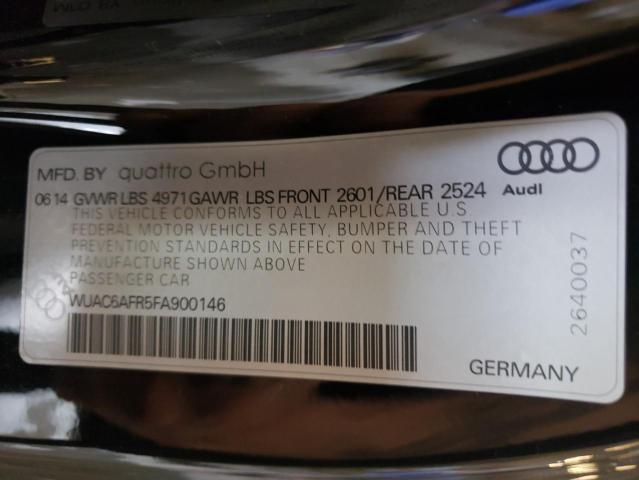 Photo 11 VIN: WUAC6AFR5FA900146 - AUDI RS5 