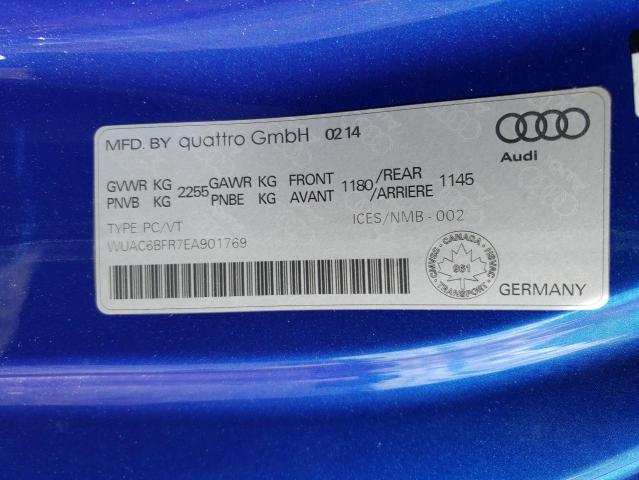 Photo 9 VIN: WUAC6BFR7EA901769 - AUDI RS5 