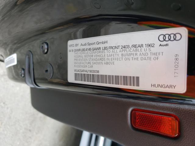 Photo 9 VIN: WUACSAFV4J1903038 - AUDI TT RS 