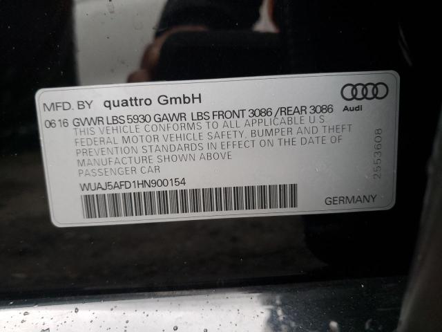 Photo 9 VIN: WUAJ5AFD1HN900154 - AUDI S8 