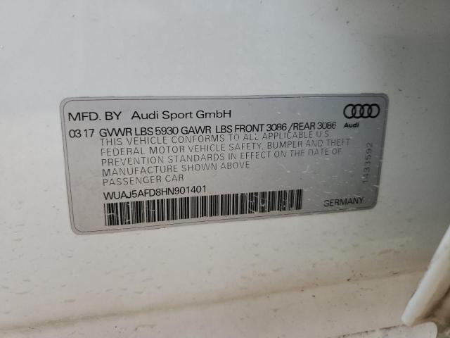 Photo 12 VIN: WUAJ5AFD8HN901401 - AUDI S8 