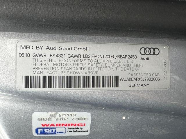 Photo 9 VIN: WUAKBAFX5J7902006 - AUDI R8 