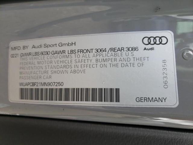 Photo 9 VIN: WUAPCBF21MN907250 - AUDI RS7 