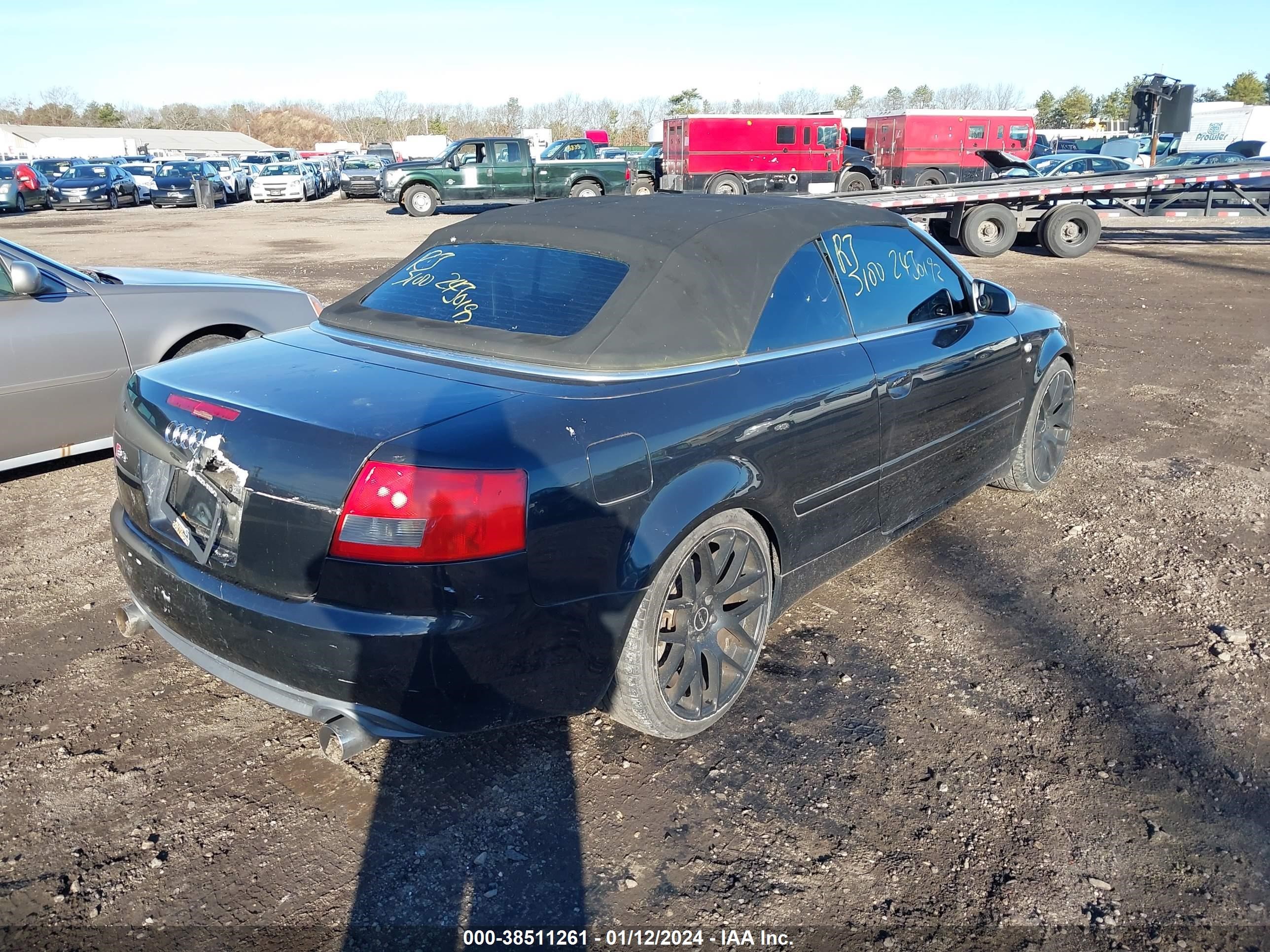 Photo 3 VIN: WUARL48H16K900082 - AUDI S4 