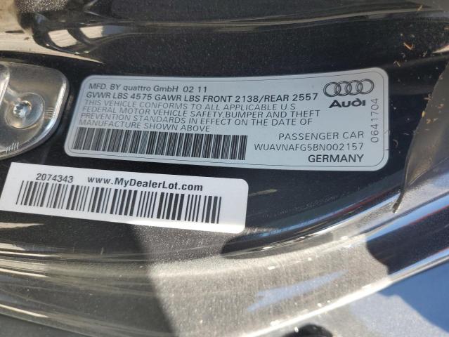 Photo 9 VIN: WUAVNAFG5BN002157 - AUDI R8 5.2 QUA 