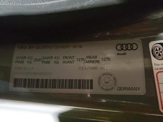 Photo 9 VIN: WUAW2CFC9EN903252 - AUDI RS7 