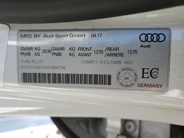 Photo 9 VIN: WUAWAAFC4HN904756 - AUDI RS7 PRESTI 