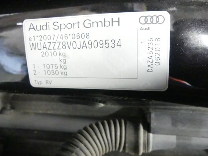 Photo 2 VIN: WUAZZZ8V0JA909534 - AUDI RS3 SPORTBACK 