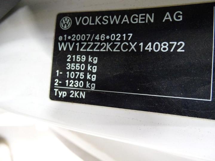 Photo 6 VIN: WV1ZZZ2KZCX140872 - VOLKSWAGEN CADDY 