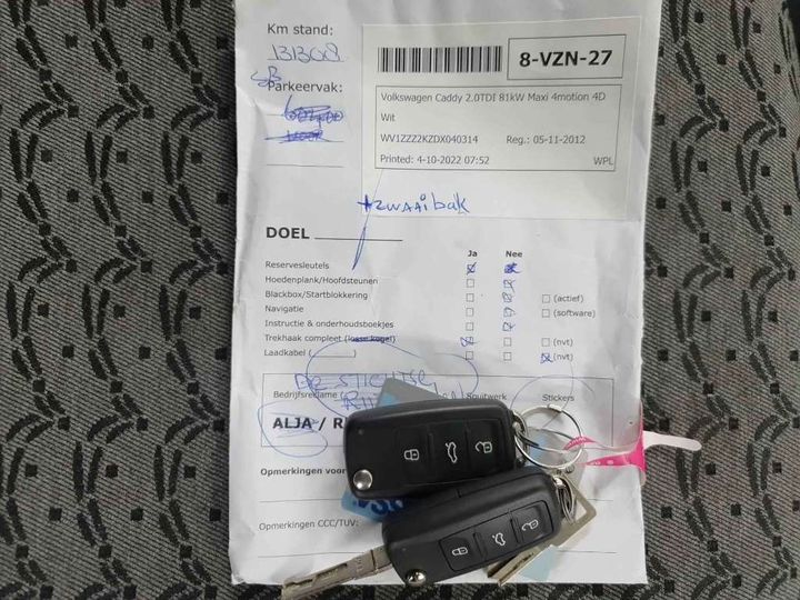 Photo 15 VIN: WV1ZZZ2KZDX040314 - VOLKSWAGEN CADDY 