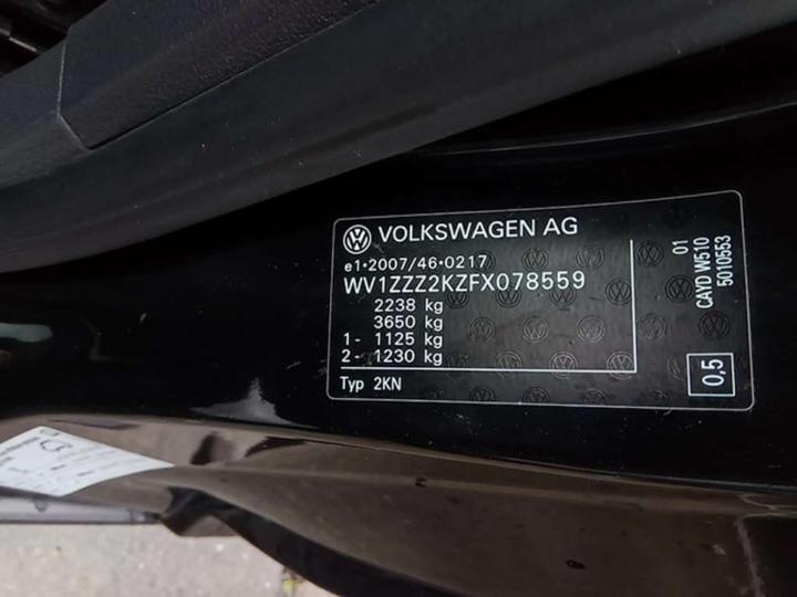 Photo 10 VIN: WV1ZZZ2KZFX078559 - VOLKSWAGEN CADDY 