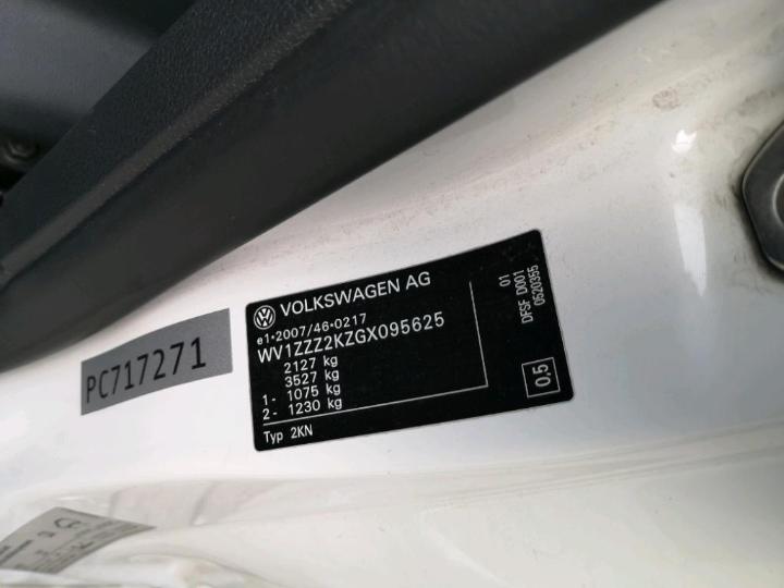 Photo 13 VIN: WV1ZZZ2KZGX095625 - VOLKSWAGEN CADDY 