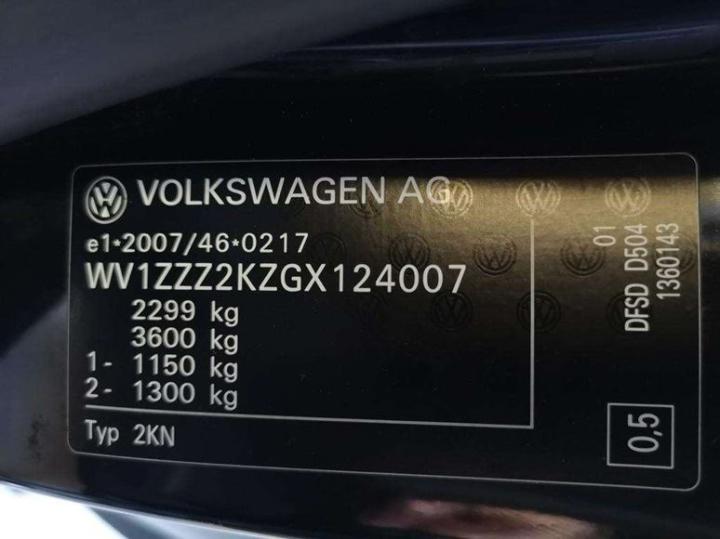 Photo 23 VIN: WV1ZZZ2KZGX124007 - VOLKSWAGEN CADDY 