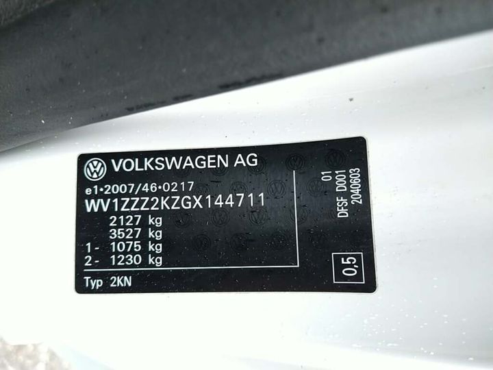 Photo 19 VIN: WV1ZZZ2KZGX144711 - VOLKSWAGEN CADDY 