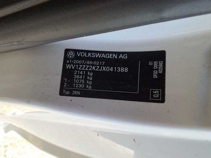 Photo 11 VIN: WV1ZZZ2KZJX041388 - VOLKSWAGEN CADDY 2.0 TDI 