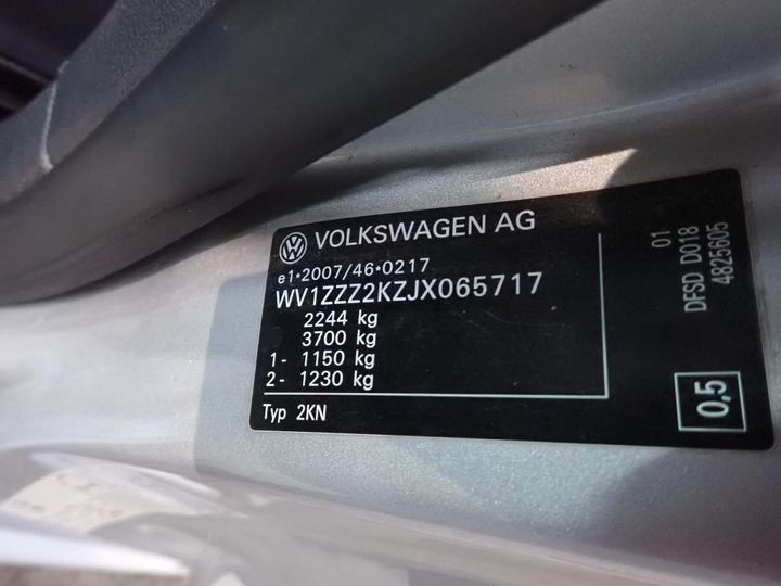 Photo 13 VIN: WV1ZZZ2KZJX065717 - VOLKSWAGEN CADDY 