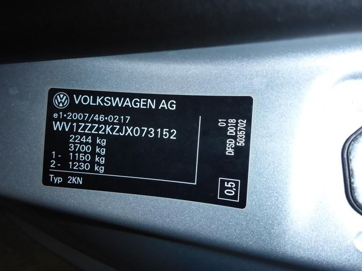 Photo 9 VIN: WV1ZZZ2KZJX073152 - VOLKSWAGEN CADDY 