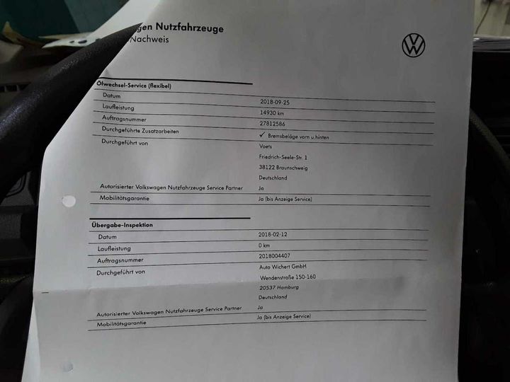 Photo 21 VIN: WV1ZZZ2KZJX080400 - VW CADDY 2.0 TDI EU6 