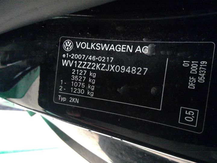 Photo 10 VIN: WV1ZZZ2KZJX094827 - VOLKSWAGEN CADDY 