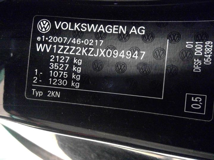 Photo 10 VIN: WV1ZZZ2KZJX094947 - VOLKSWAGEN CADDY 