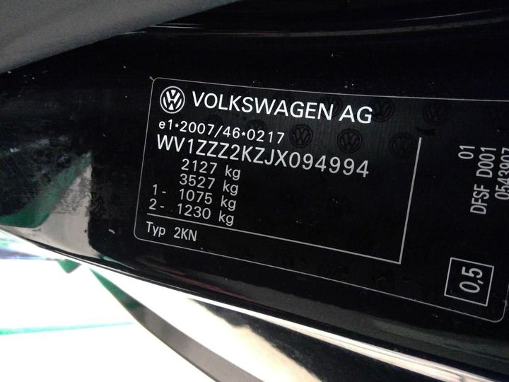 Photo 10 VIN: WV1ZZZ2KZJX094994 - VOLKSWAGEN CADDY 