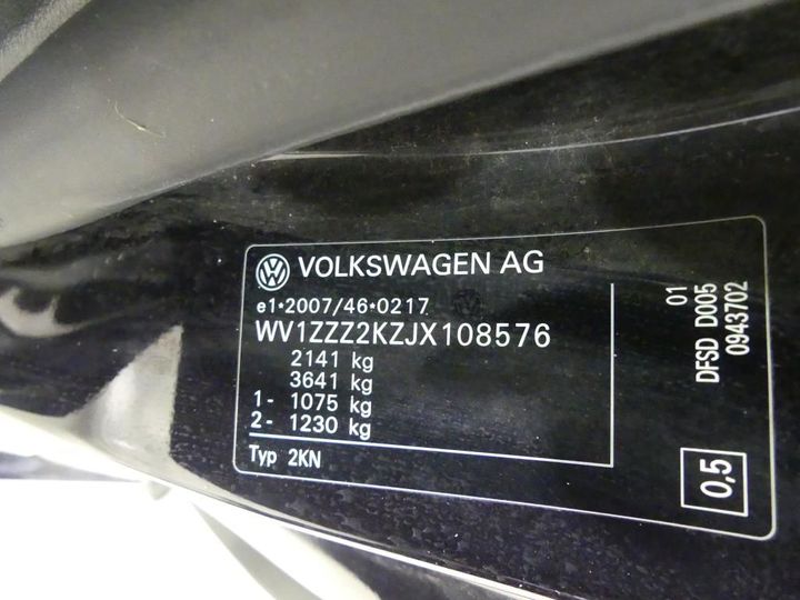 Photo 6 VIN: WV1ZZZ2KZJX108576 - VOLKSWAGEN CADDY VAN 