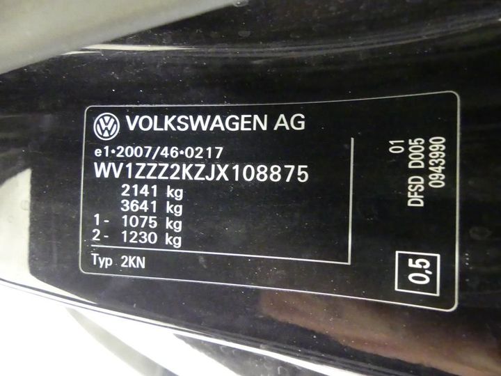 Photo 3 VIN: WV1ZZZ2KZJX108875 - VOLKSWAGEN CADDY VAN 