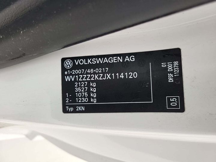 Photo 21 VIN: WV1ZZZ2KZJX114120 - VW CADDY 