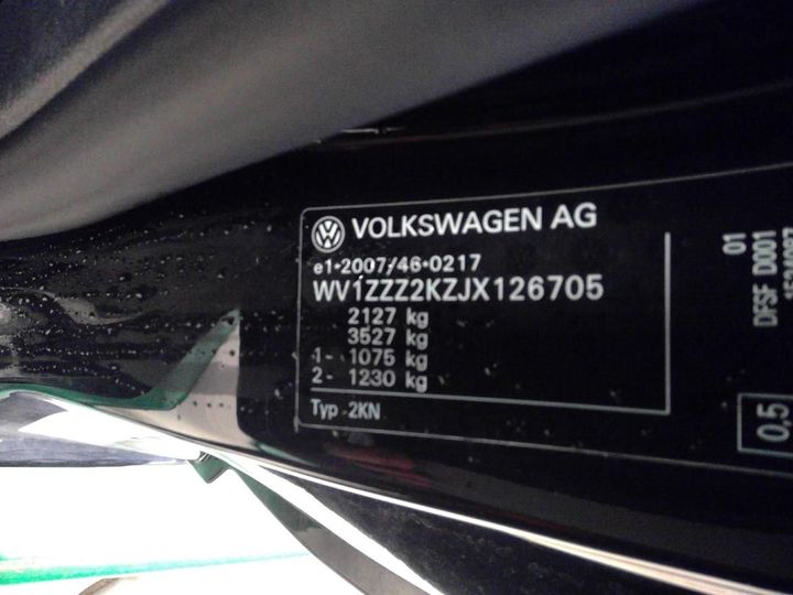 Photo 9 VIN: WV1ZZZ2KZJX126705 - VOLKSWAGEN CADDY 