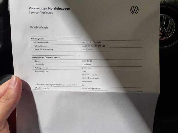 Photo 24 VIN: WV1ZZZ2KZKX001879 - VOLKSWAGEN CADDY 2.0 TDI 