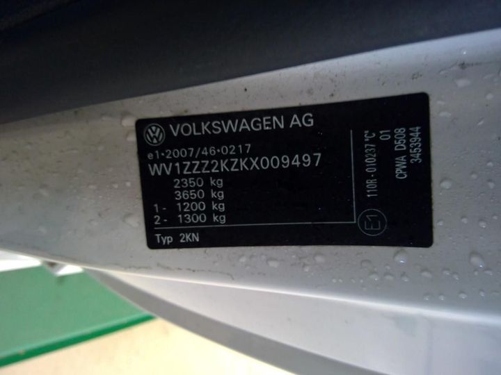 Photo 10 VIN: WV1ZZZ2KZKX009497 - VOLKSWAGEN CADDY 