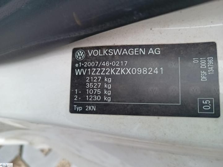 Photo 4 VIN: WV1ZZZ2KZKX098241 - VW CADDY 