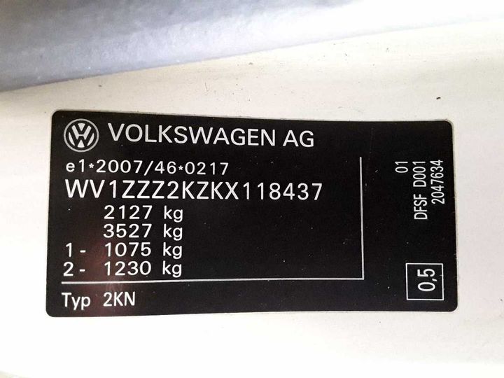 Photo 13 VIN: WV1ZZZ2KZKX118437 - VOLKSWAGEN CADDY 2.0 TDI 