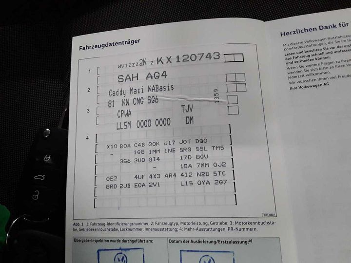 Photo 31 VIN: WV1ZZZ2KZKX120743 - VOLKSWAGEN CADDY 1.4 BIFUEL TGI 