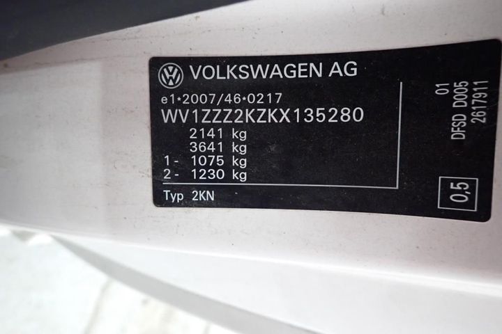 Photo 7 VIN: WV1ZZZ2KZKX135280 - VOLKSWAGEN CADDY 