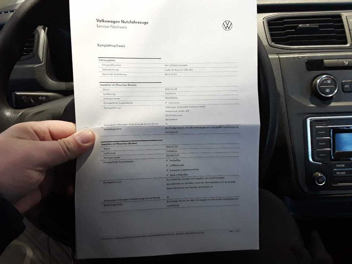 Photo 20 VIN: WV1ZZZ2KZLX016840 - VW CADDY 2.0 TDI EU6 