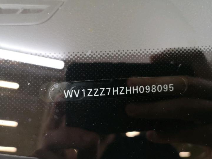 Photo 10 VIN: WV1ZZZ7HZHH098095 - VOLKSWAGEN TRANSPORTER 