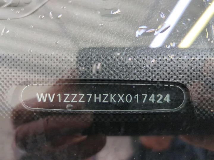 Photo 5 VIN: WV1ZZZ7HZKX017424 - VW TRANSPORTER 