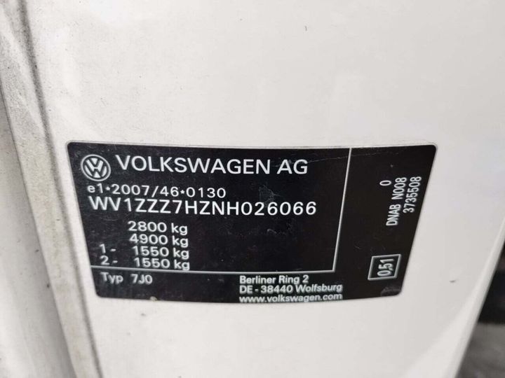 Photo 27 VIN: WV1ZZZ7HZNH026066 - VW TRANSPORTER 