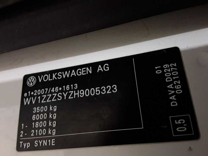 Photo 11 VIN: WV1ZZZSYZH9005323 - VOLKSWAGEN CRAFTER 35 TDI VA 