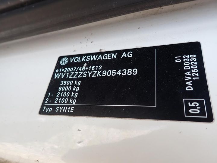 Photo 11 VIN: WV1ZZZSYZK9054389 - VOLKSWAGEN CRAFTER 35 