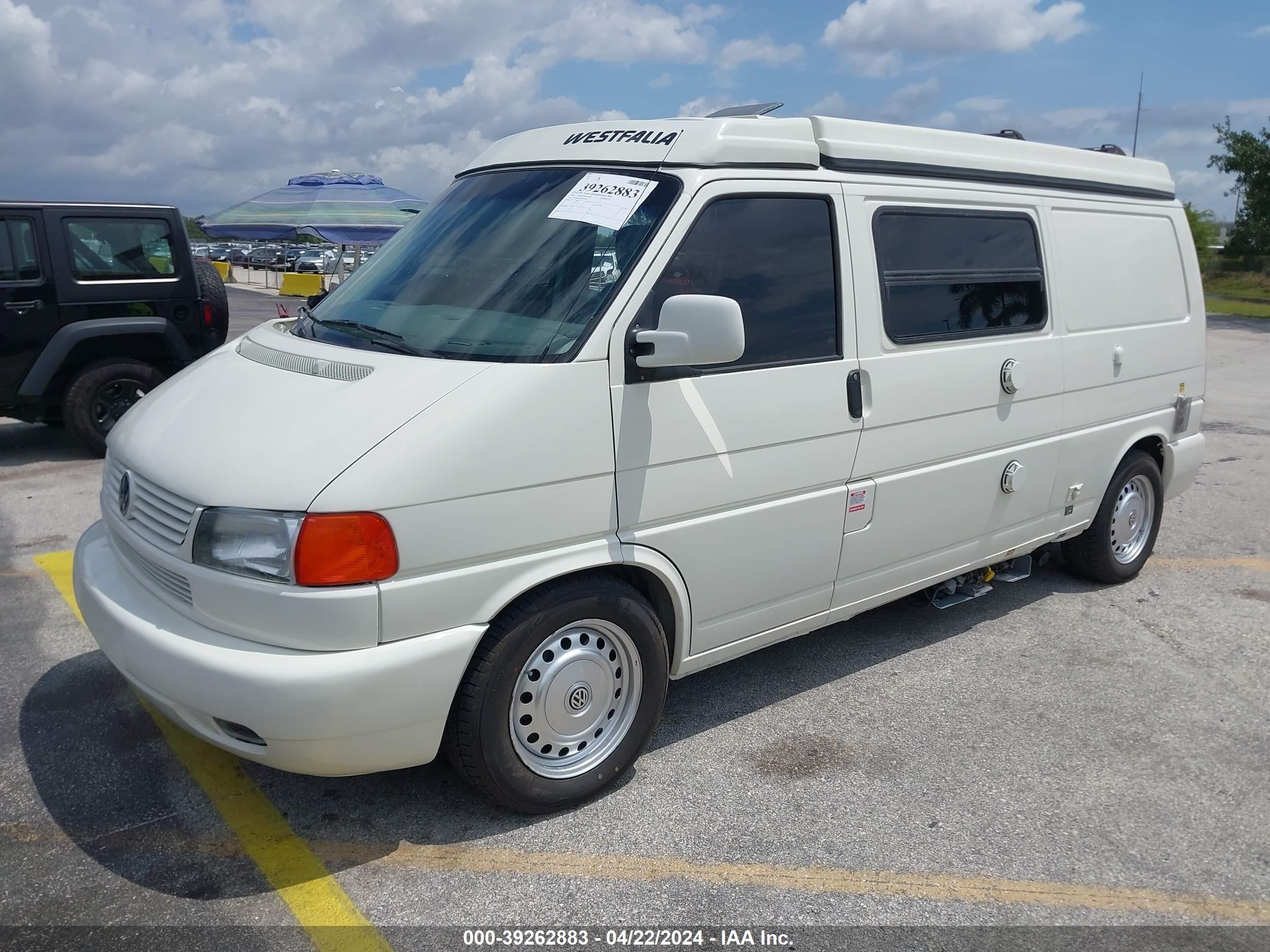 Photo 1 VIN: WV2EB47003H000892 - VOLKSWAGEN EUROVAN 