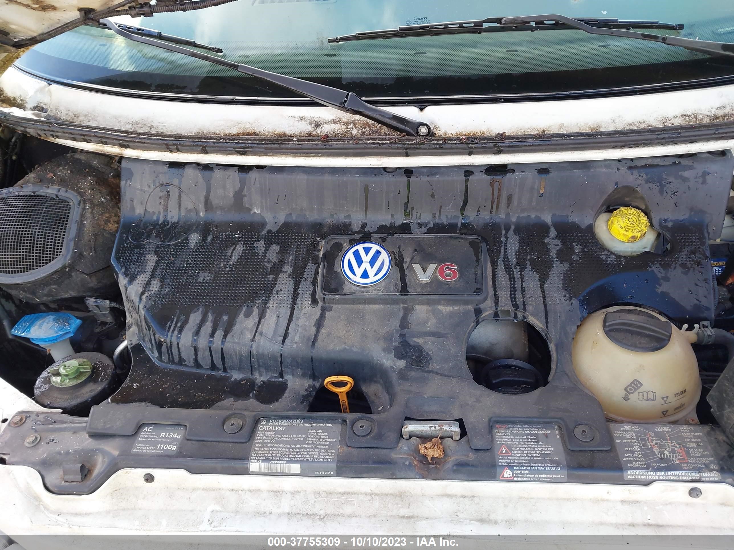 Photo 9 VIN: WV2KB47001H127626 - VOLKSWAGEN EUROVAN 