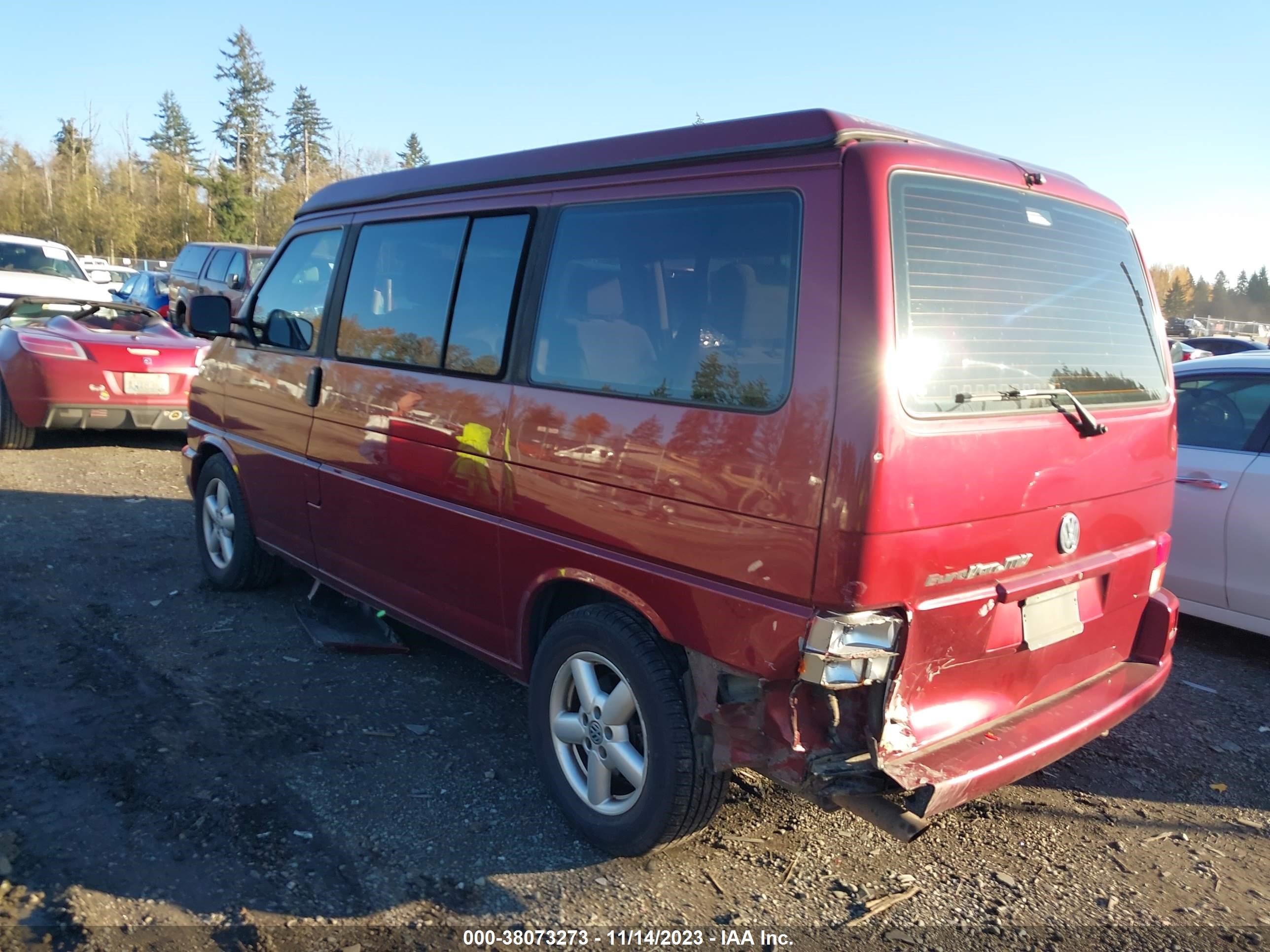 Photo 2 VIN: WV2NB47041H141459 - VOLKSWAGEN EUROVAN 