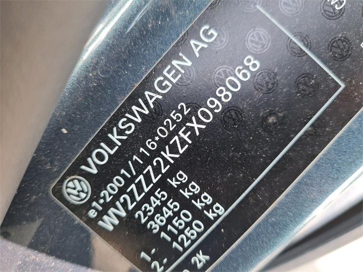 Photo 4 VIN: WV2ZZZ2KZFX098068 - VOLKSWAGEN CADDY 